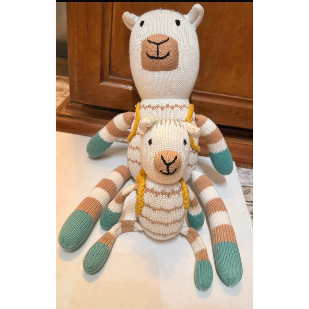 Pottery Barn Kids x Finn + Emma Traveling Alpaca Big Buddy & Rattle Buddy Set